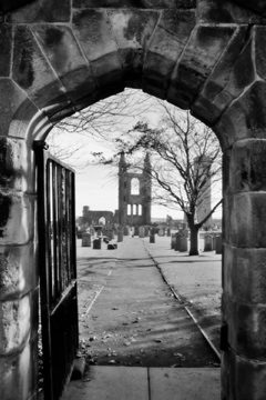 The Cathedral of St Andrew first foundation goes back to 1158 until it fell into disuse after the Reformation