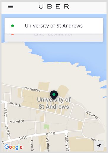 Uber Cabs St Andrews