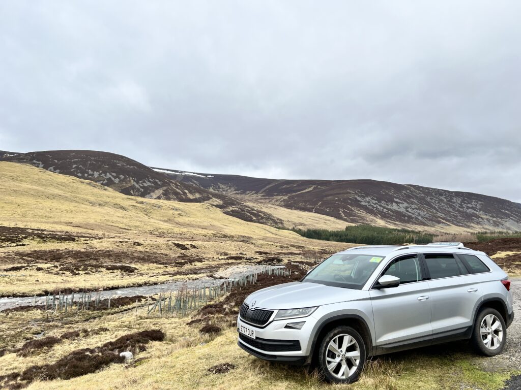 Drive through the highlands 